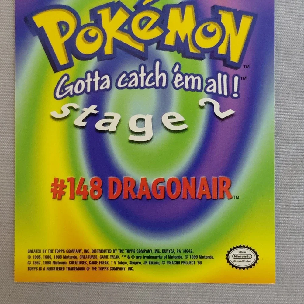 1999 Topps Pokemon First Movie EVOLUTION LOT Dragonite E12 Dragonair E11 Dratini